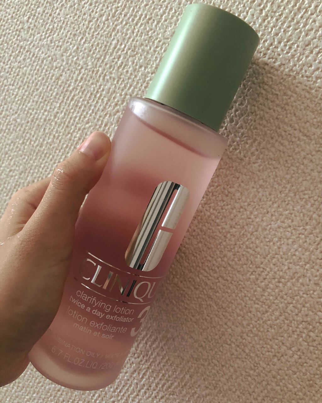 クラリファイング ローション 3/CLINIQUE/拭き取り化粧水を使ったクチコミ（1枚目）