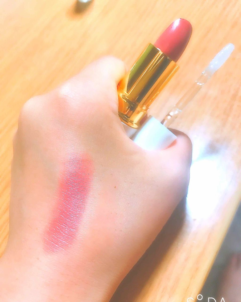 ラスティング リップカラーN/CEZANNE/口紅を使ったクチコミ（2枚目）