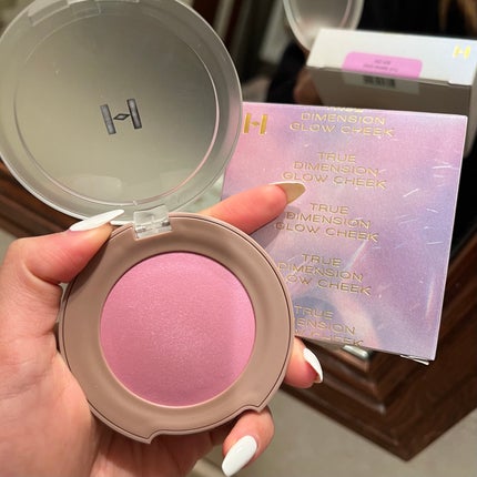 トゥルーディメンショングロウチーク/hince/パウダーチークを使ったクチコミ(5枚目)