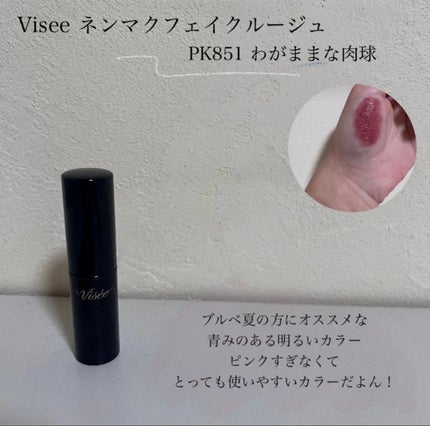 ネンマクフェイク ルージュ/Visée/口紅を使ったクチコミ(2枚目)