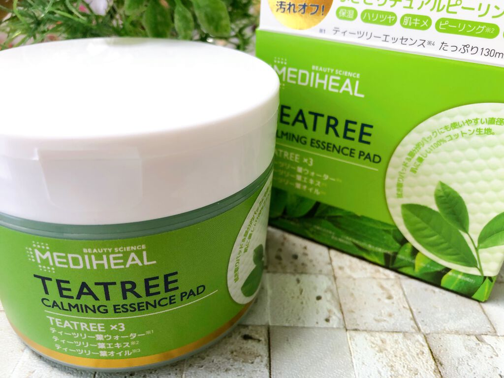 ティーツリーカーミングエッセンスパッド/MEDIHEAL/トナーパッドを使ったクチコミ（2枚目）
