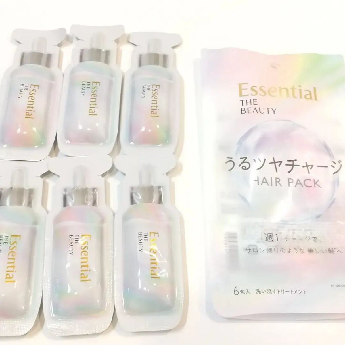 ザビューティ うるツヤチャージヘアパック/エッセンシャル/ヘアマスク・ヘアパックを使ったクチコミ（2枚目）