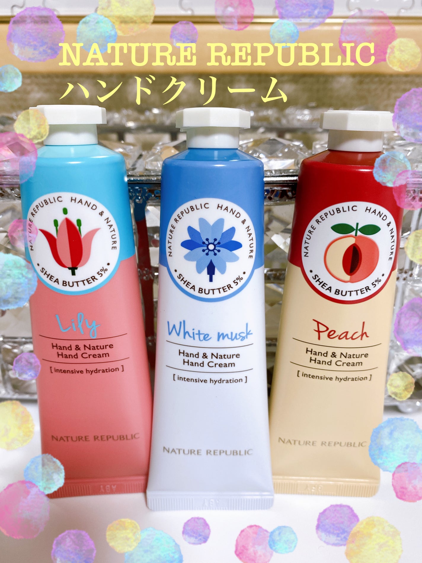 ハンドクリーム(ピーチ)/ネイチャーリパブリック/ハンドクリームを使ったクチコミ(1枚目)