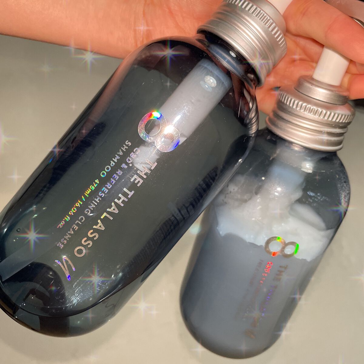 エイトザタラソ ユー CBD&リフレッシング クレンズ 美容液シャンプー/CBD&バランシング ダメージリペア 美容液ヘアトリートメント/エイトザタラソ/市販シャンプーを使ったクチコミ(1枚目)