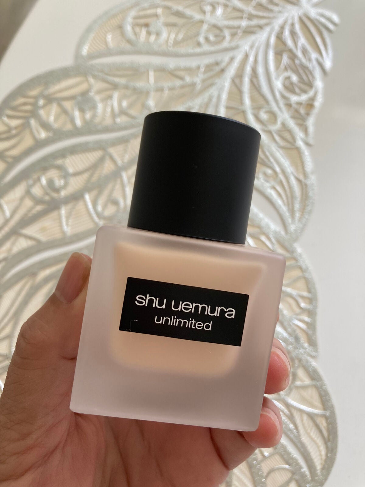 (旧)アンリミテッド ラスティング フルイド/shu uemura/リキッドファンデーションを使ったクチコミ(2枚目)