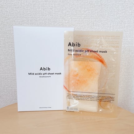 試してみた】Abib アビブ 弱酸性pHシートマスク グルタチオン 試してみた】Abib アビブ 弱酸性pHシートマスク グルタチオン