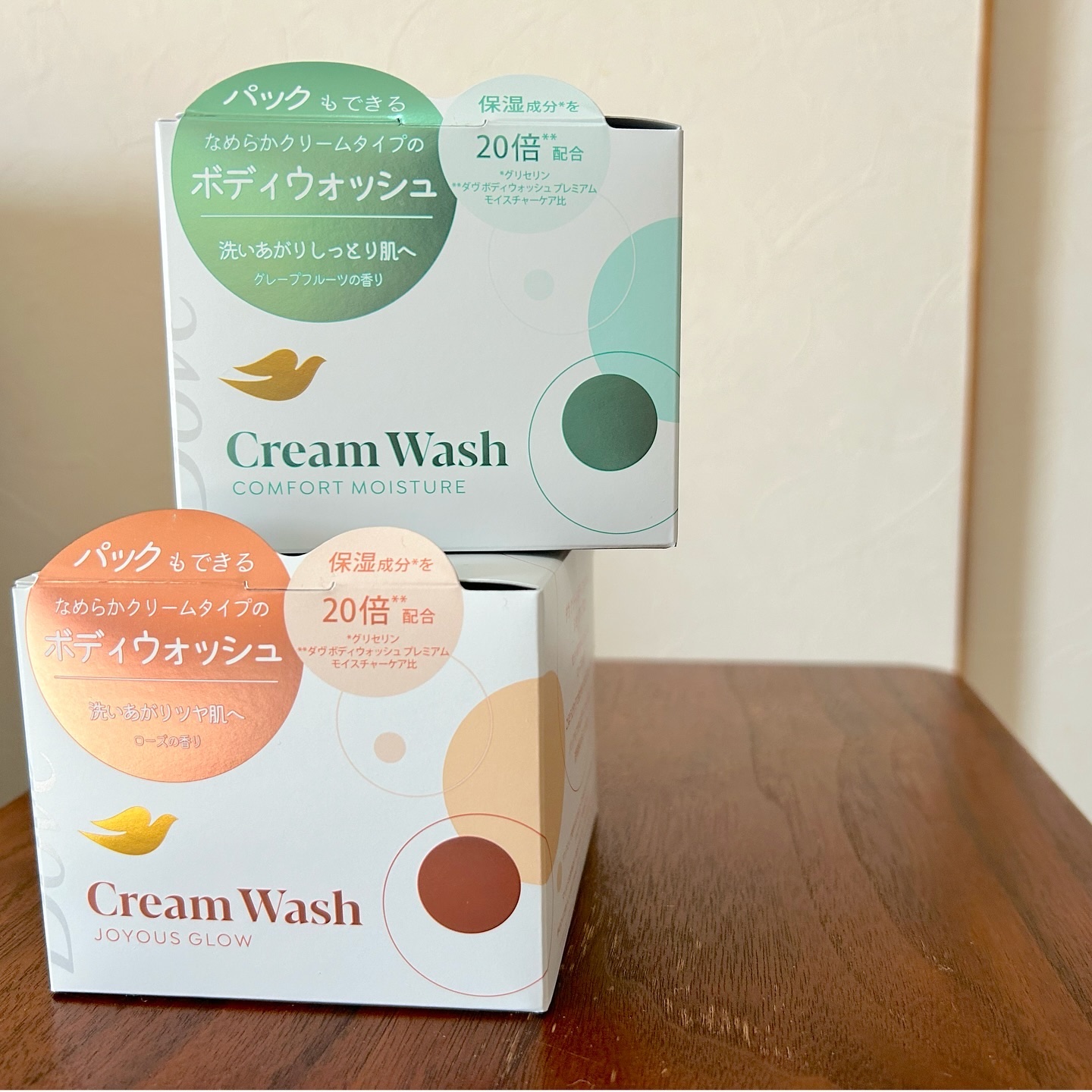 ダヴ クリームボディウォッシュ コンフォートモイスチャー/ダヴ/ボディソープを使ったクチコミ（1枚目）