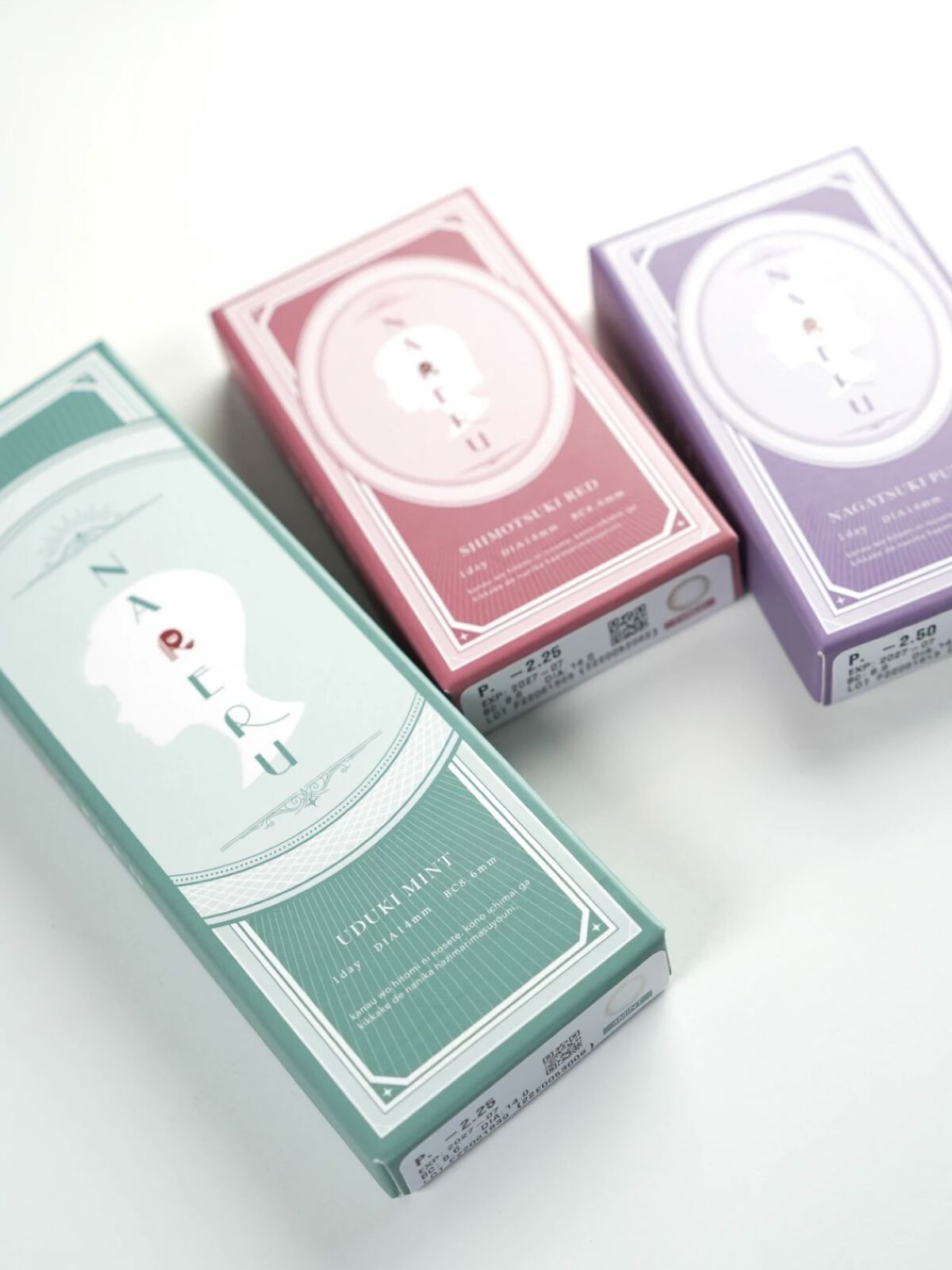 NARERU 1day 霜月レッド/NARERU/ワンデー（１DAY）カラコンを使ったクチコミ（2枚目）