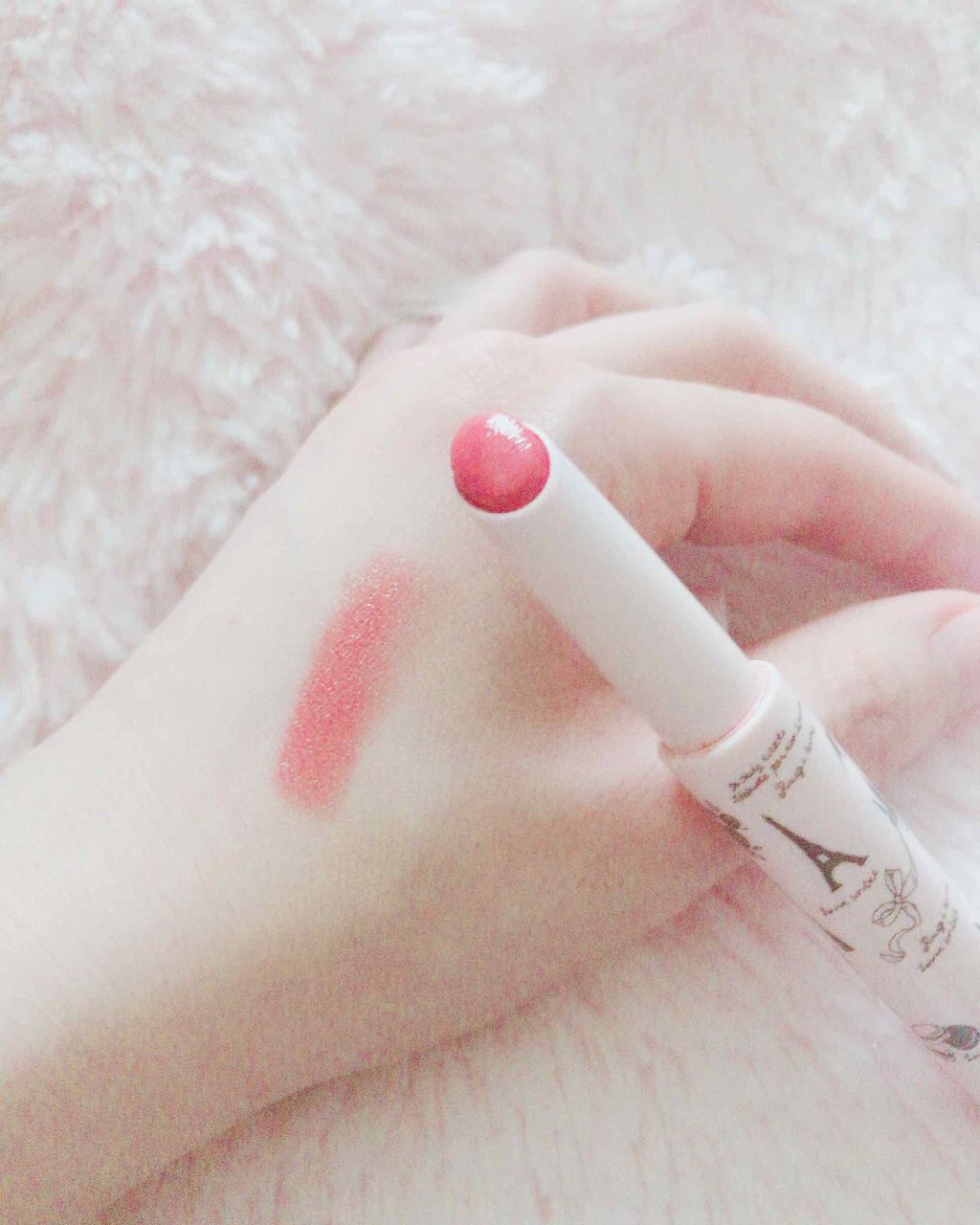 ワンストロークルージュ/Le・beran・mignon/口紅を使ったクチコミ(1枚目)