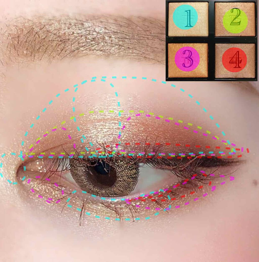 アイ カラー クォード/TOM FORD BEAUTY/アイシャドウパレットを使ったクチコミ(3枚目)