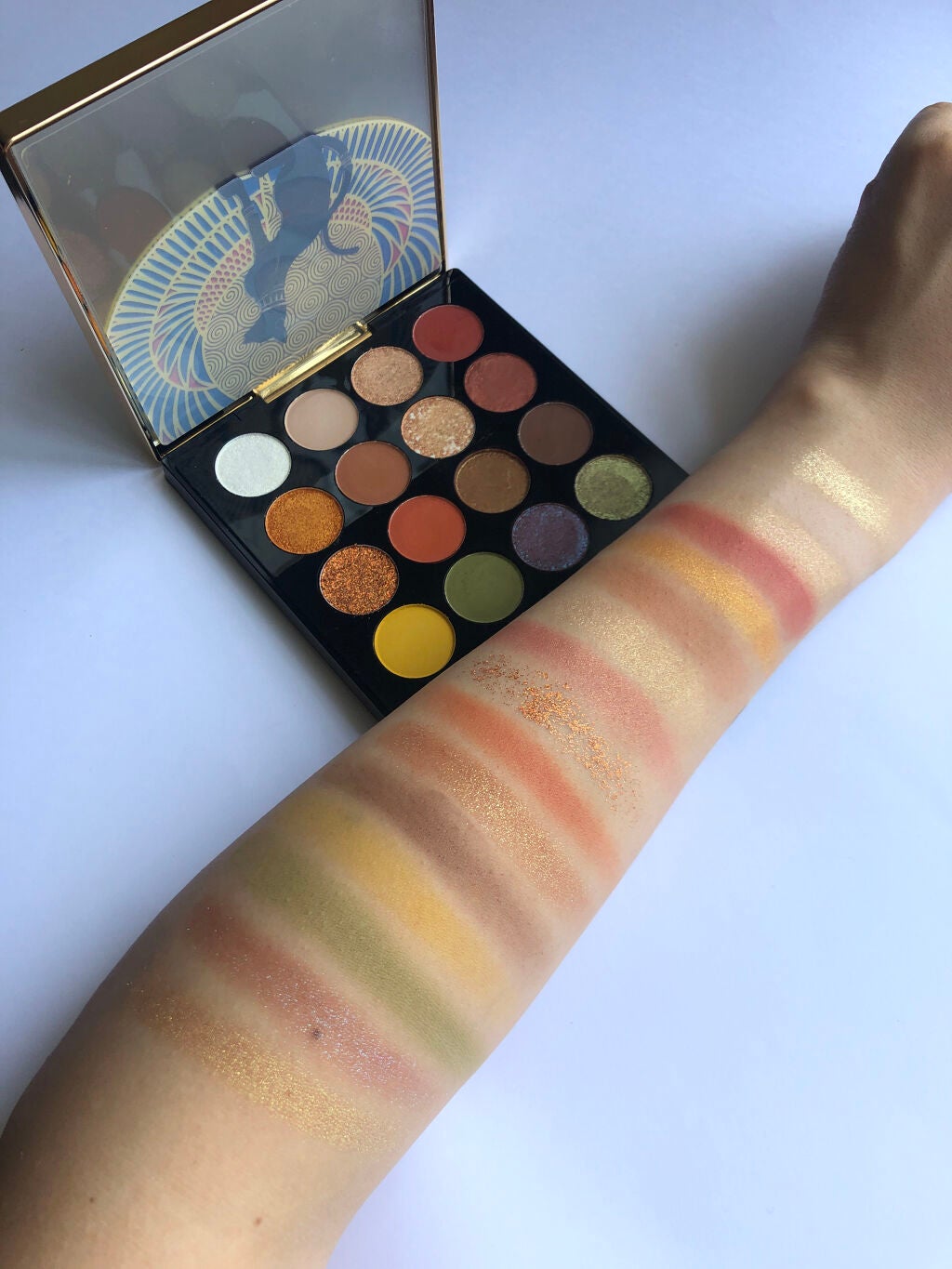 大英博物館 エジプトシリーズ アイシャドウパレット/ZEESEA/アイシャドウパレットを使ったクチコミ(5枚目)