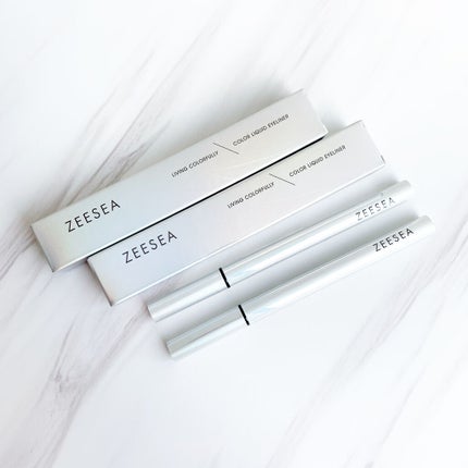 カラーリキッドアイライナー/ZEESEA/リキッドアイライナーを使ったクチコミ(1枚目)