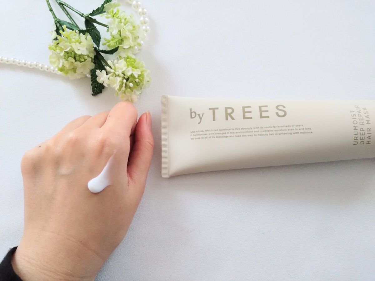 うるモイストディープリペアヘアマスク/byTREES/ヘアマスク・ヘアパックを使ったクチコミ（2枚目）