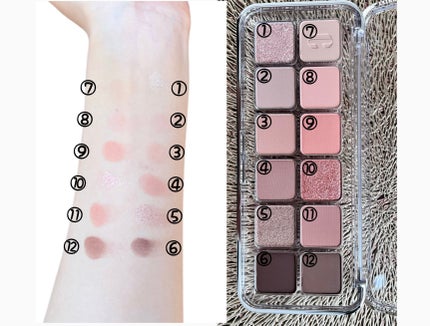 プロ アイ パレット エアー/CLIO/アイシャドウパレットを使ったクチコミ(3枚目)