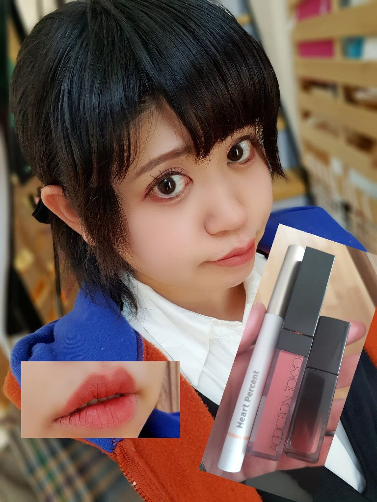 ドットオンムードリップペンシル/Heart Percent/リップライナーを使ったクチコミ（2枚目）