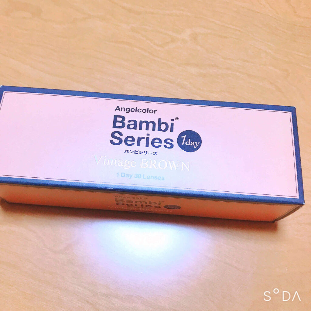 Angelcolor Bambi Series Vintage 1day ヴィンテージブラウン/AngelColor/ワンデー（１DAY）カラコンを使ったクチコミ（1枚目）