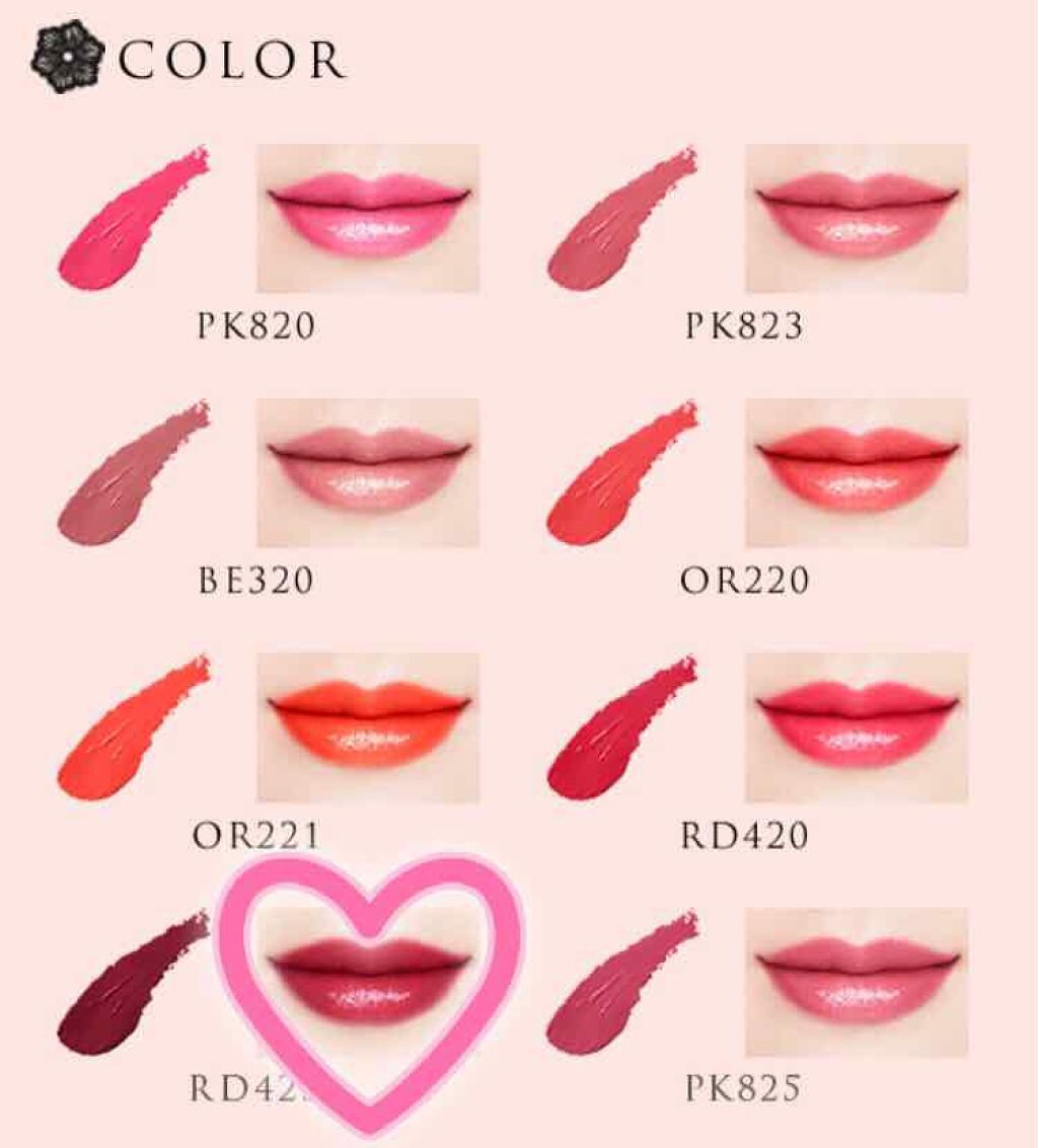 リシェ カラーポリッシュ リップスティック/Visée/口紅を使ったクチコミ(4枚目)