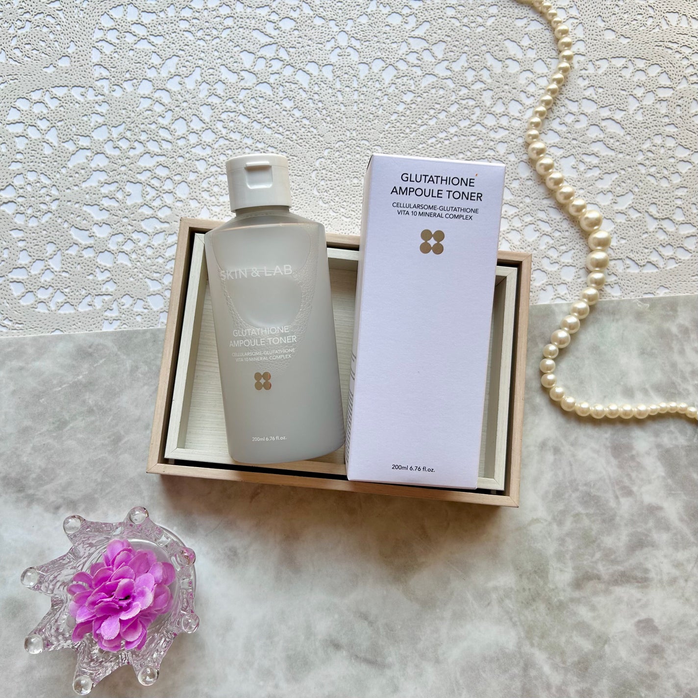 グルタチオンアンプルトナー/SKIN&LAB/化粧水を使ったクチコミ(1枚目)