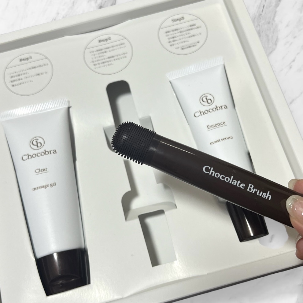 チョコブラ スペシャル毛穴ケアセット/Chocobra/スキンケアキットを使ったクチコミ（3枚目）