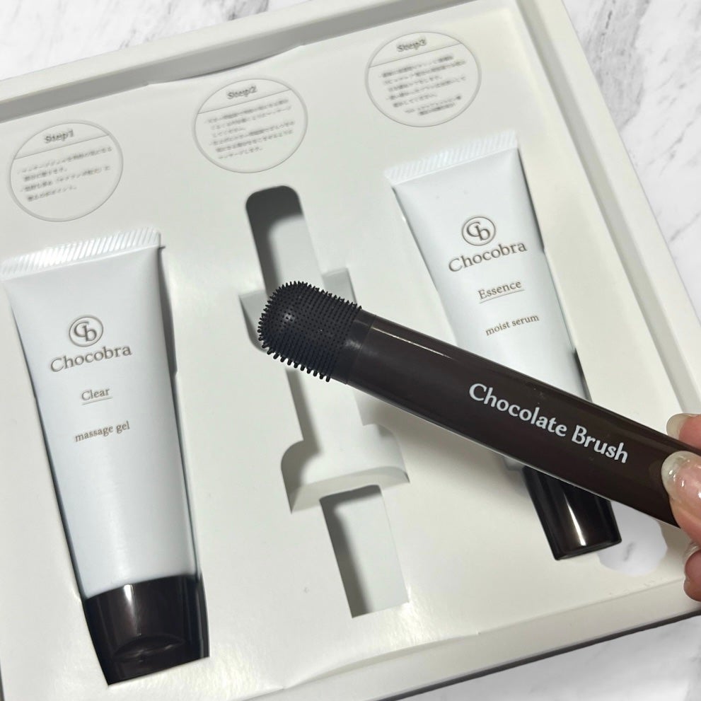 チョコブラ スペシャル毛穴ケアセット/Chocobra/スキンケアキットを使ったクチコミ(3枚目)