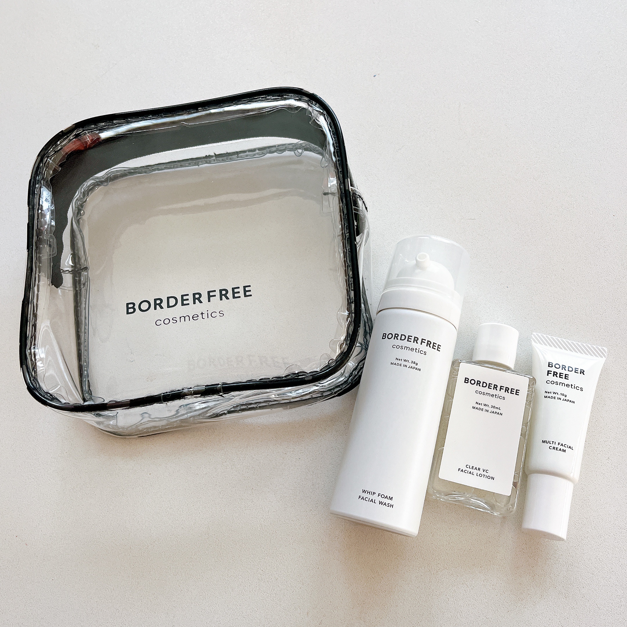 ミニサイズスキンケアセット/BORDER FREE cosmetics/トライアルキットを使ったクチコミ（1枚目）