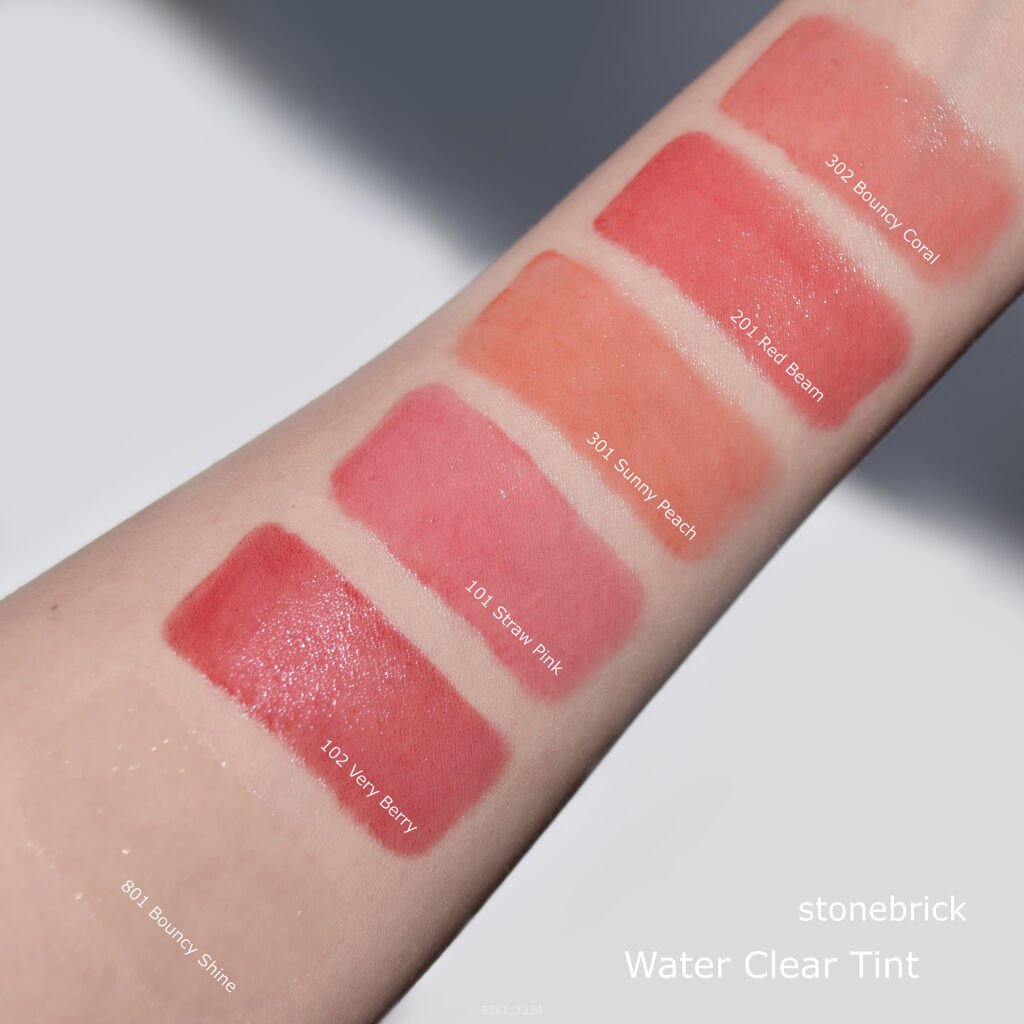 ウォータークリアティント/STONEBRICK/リップティントを使ったクチコミ（2枚目）