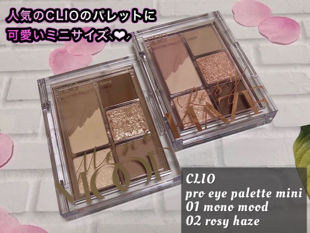 プロ アイパレット ミニ/CLIO/アイシャドウパレットを使ったクチコミ（1枚目）