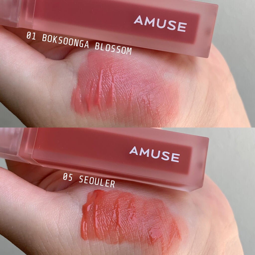 デュー ベルベット/AMUSE/口紅を使ったクチコミ(2枚目)
