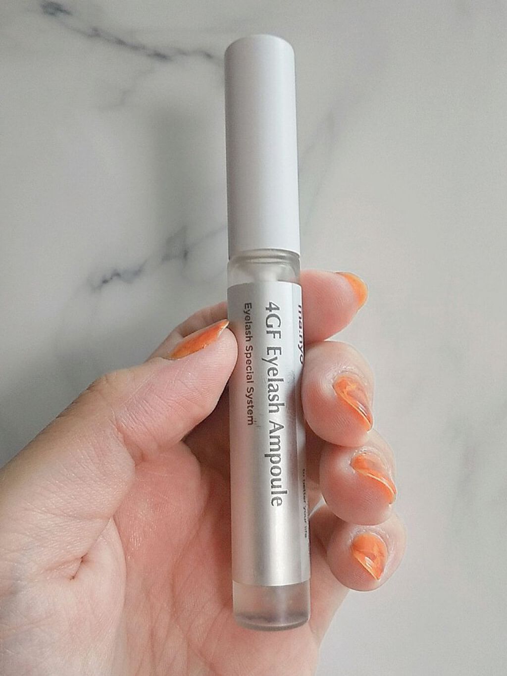 4GFアイラッシュアンプル/manyo/まつげ美容液を使ったクチコミ（3枚目）