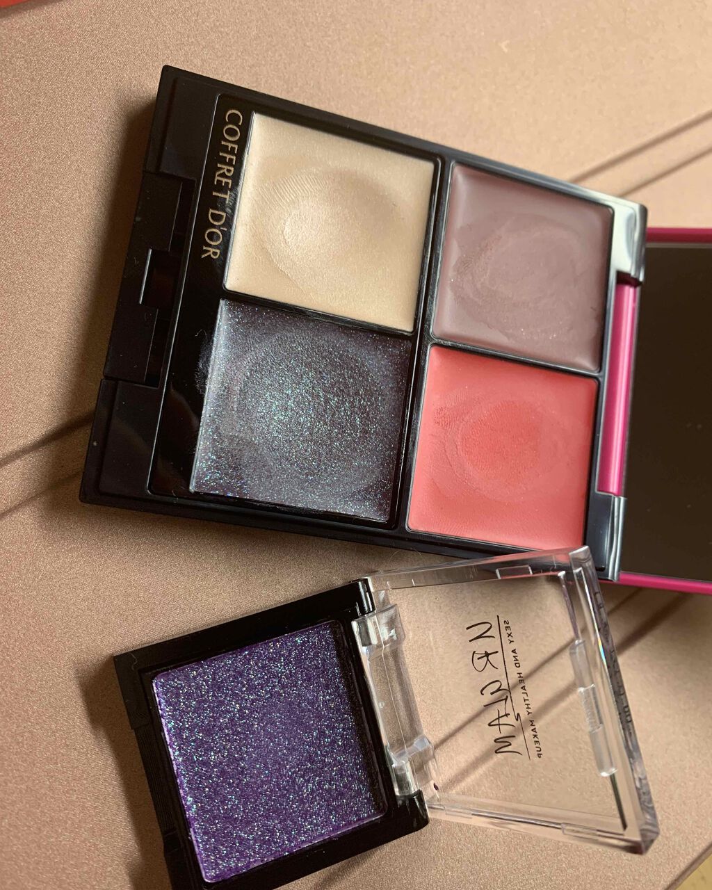 UR GLAM POWDER EYESHADOW/U R GLAM/単色アイシャドウを使ったクチコミ(1枚目)