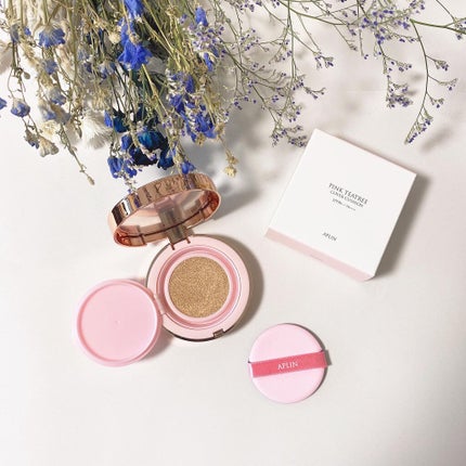 ピンクティーツリーカバークッション/APLIN/クッションファンデーションを使ったクチコミ(1枚目)