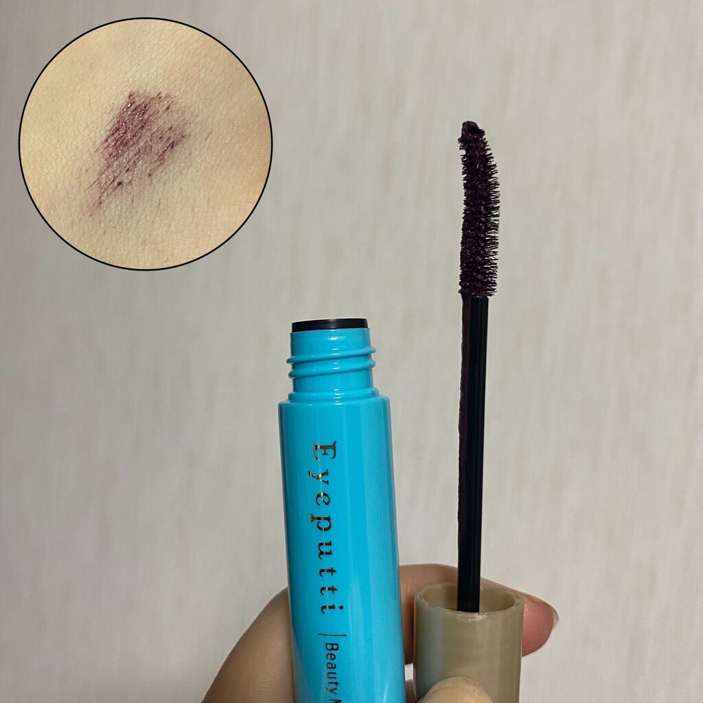 ひとえ・奥ぶたえ用マスカラ 限定色 ダークチェリー/アイプチ®/マスカラを使ったクチコミ（2枚目）