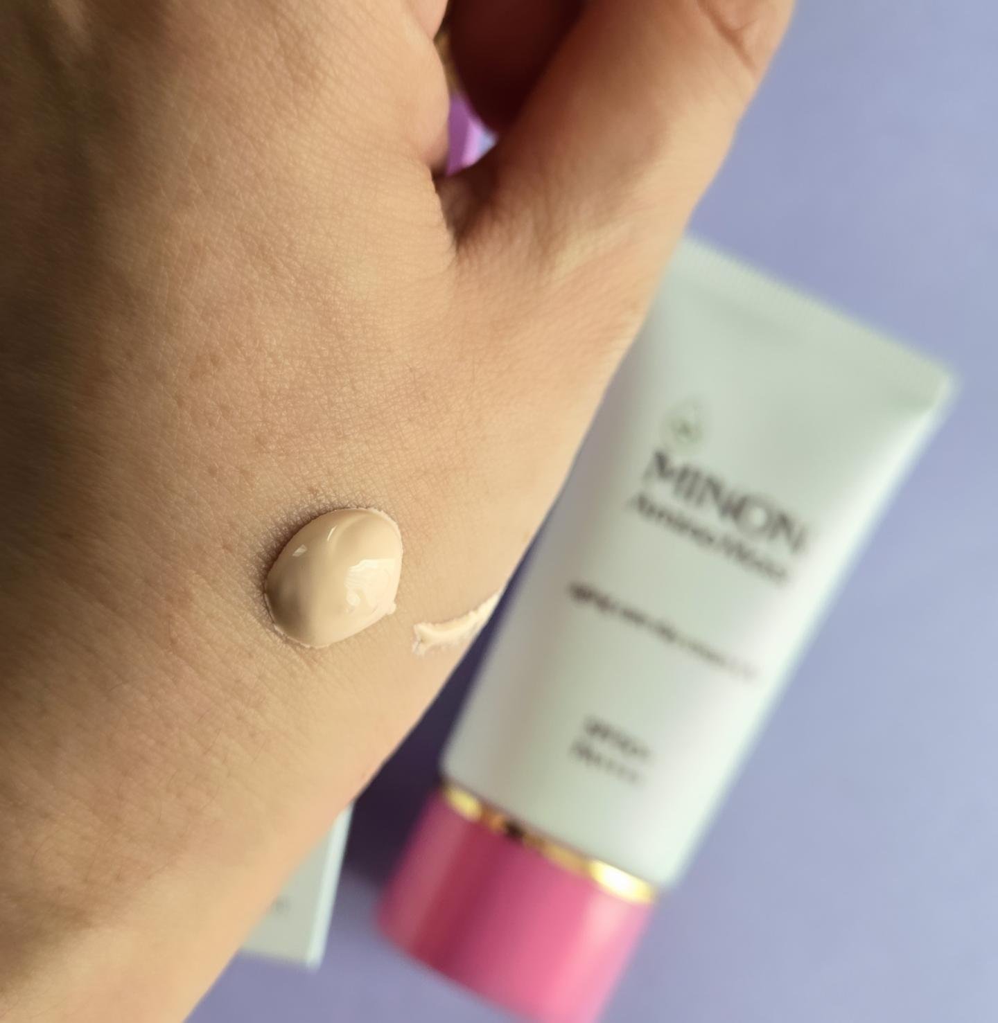 ミノン アミノモイスト エイジングケア デイクリームUV/ミノン/日焼け止めクリームを使ったクチコミ（3枚目）