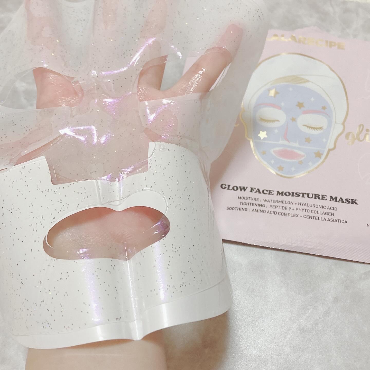 ハートゴーグルマスク/ララレシピ/シートマスク・パックを使ったクチコミ（2枚目）