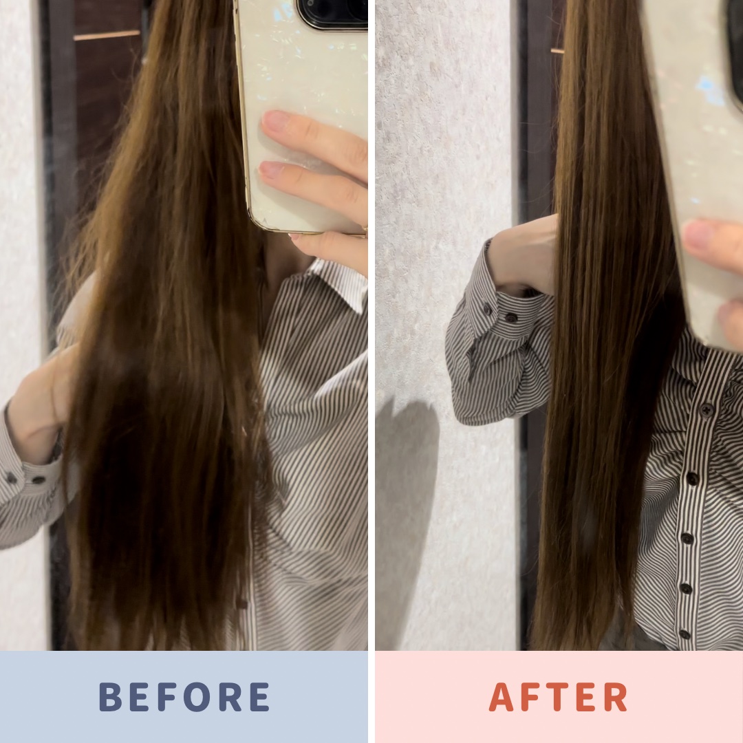 海藻 スムース ヘア ミルク/ラサーナ/ヘアミルクを使ったクチコミ（1枚目）