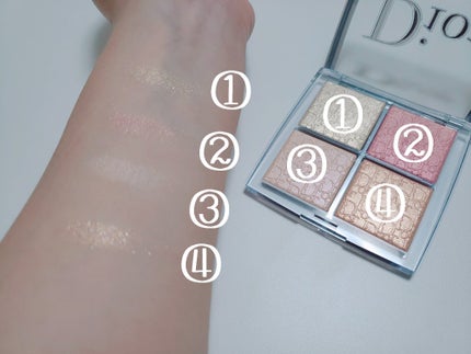 ディオール バックステージ フェイス グロウ パレット/Dior/ハイライトを使ったクチコミ(2枚目)