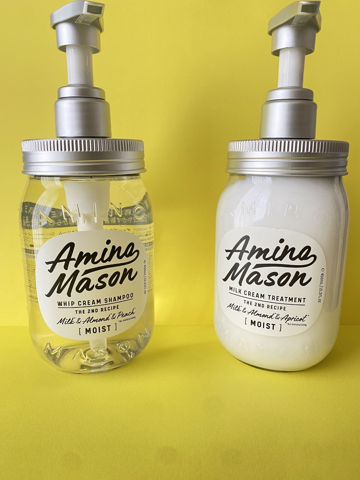 アミノメイソン ディープモイスト ホイップクリーム シャンプー/ミルククリーム ヘアトリートメント/アミノメイソン/市販シャンプーを使ったクチコミ（1枚目）