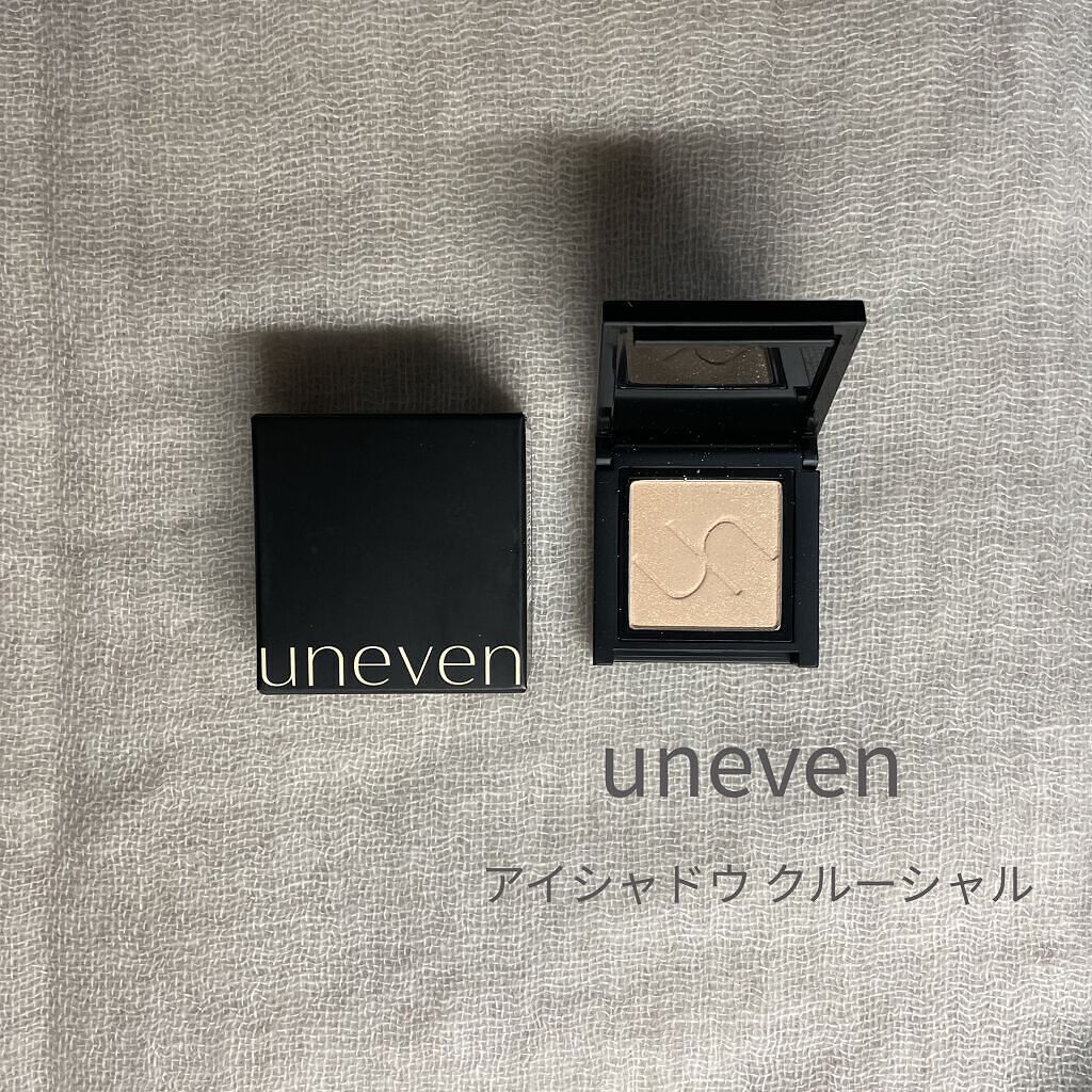 アイシャドウ クルーシャル/uneven/単色アイシャドウを使ったクチコミ（1枚目）