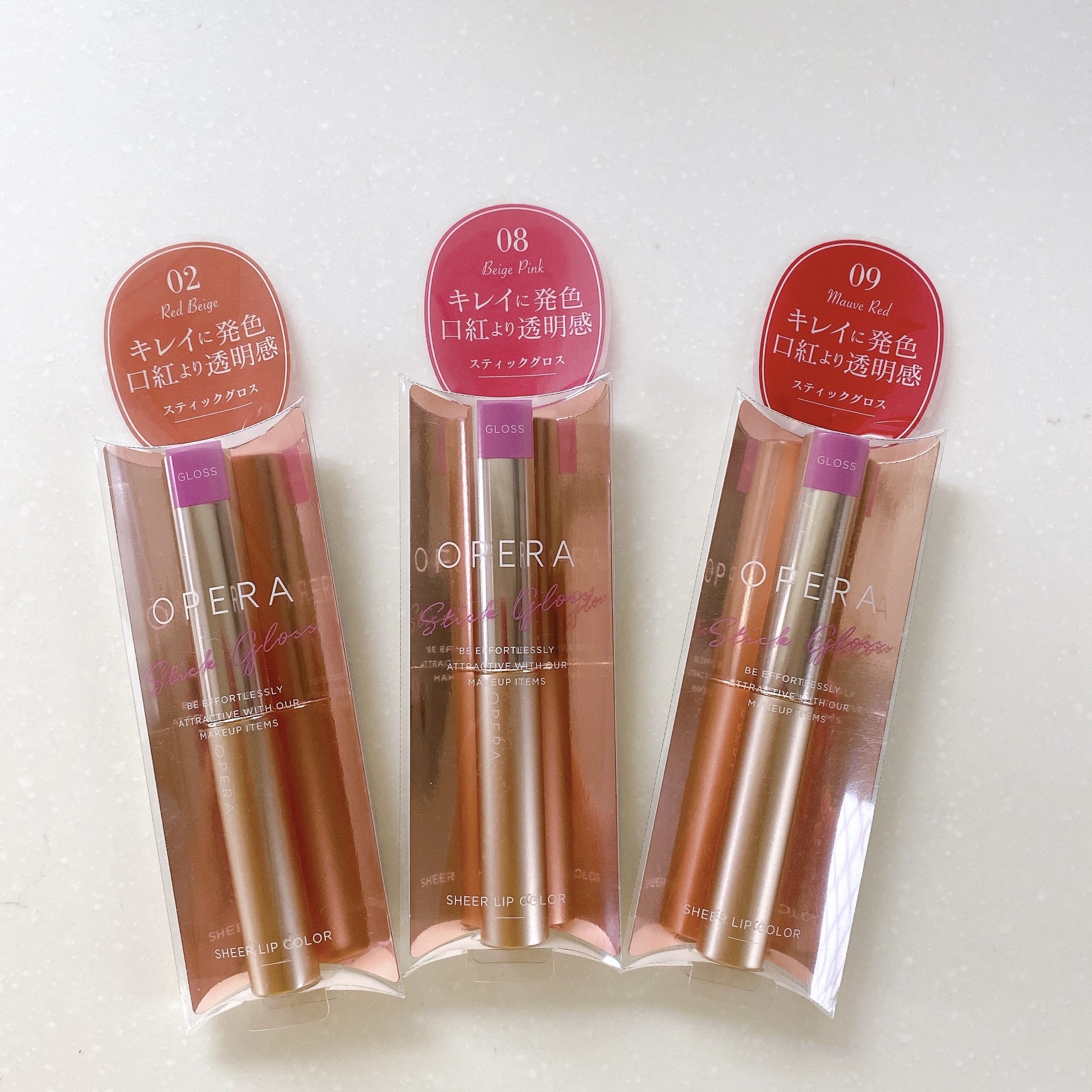 オペラ シアーリップカラー RN/OPERA/リップグロスを使ったクチコミ（1枚目）