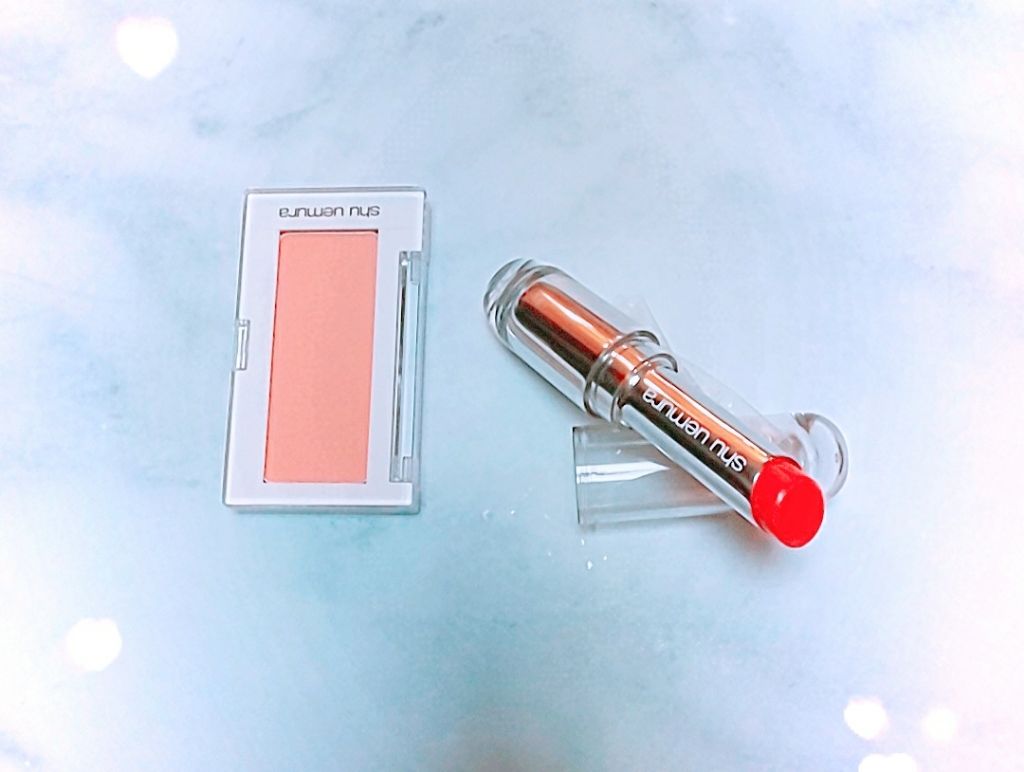 ルージュ アンリミテッド シアーシャイン/shu uemura/口紅を使ったクチコミ（1枚目）