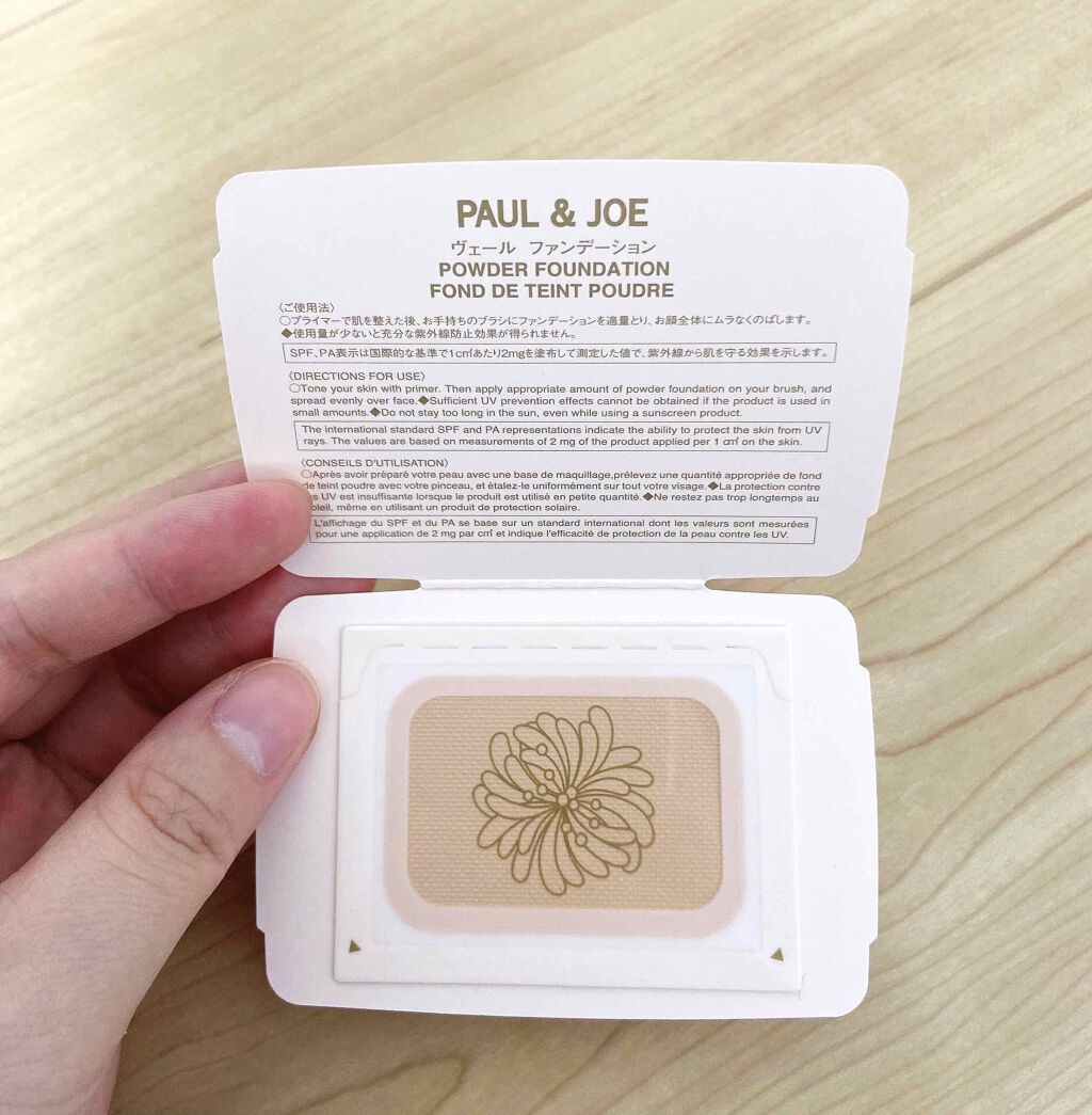 ヴェール ファンデーション/PAUL & JOE BEAUTE/パウダーファンデーションを使ったクチコミ(2枚目)