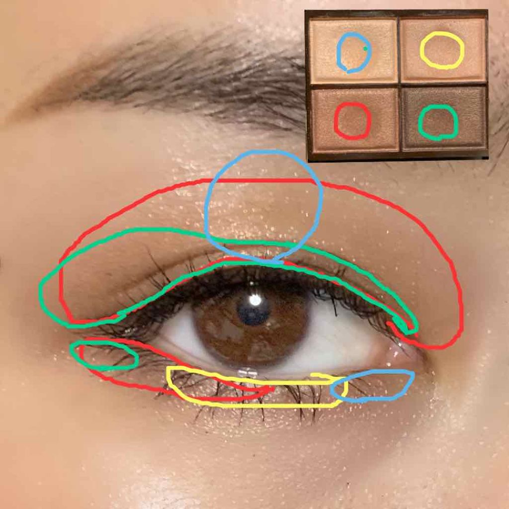 スキニーリッチシャドウ/excel/アイシャドウパレットを使ったクチコミ(2枚目)