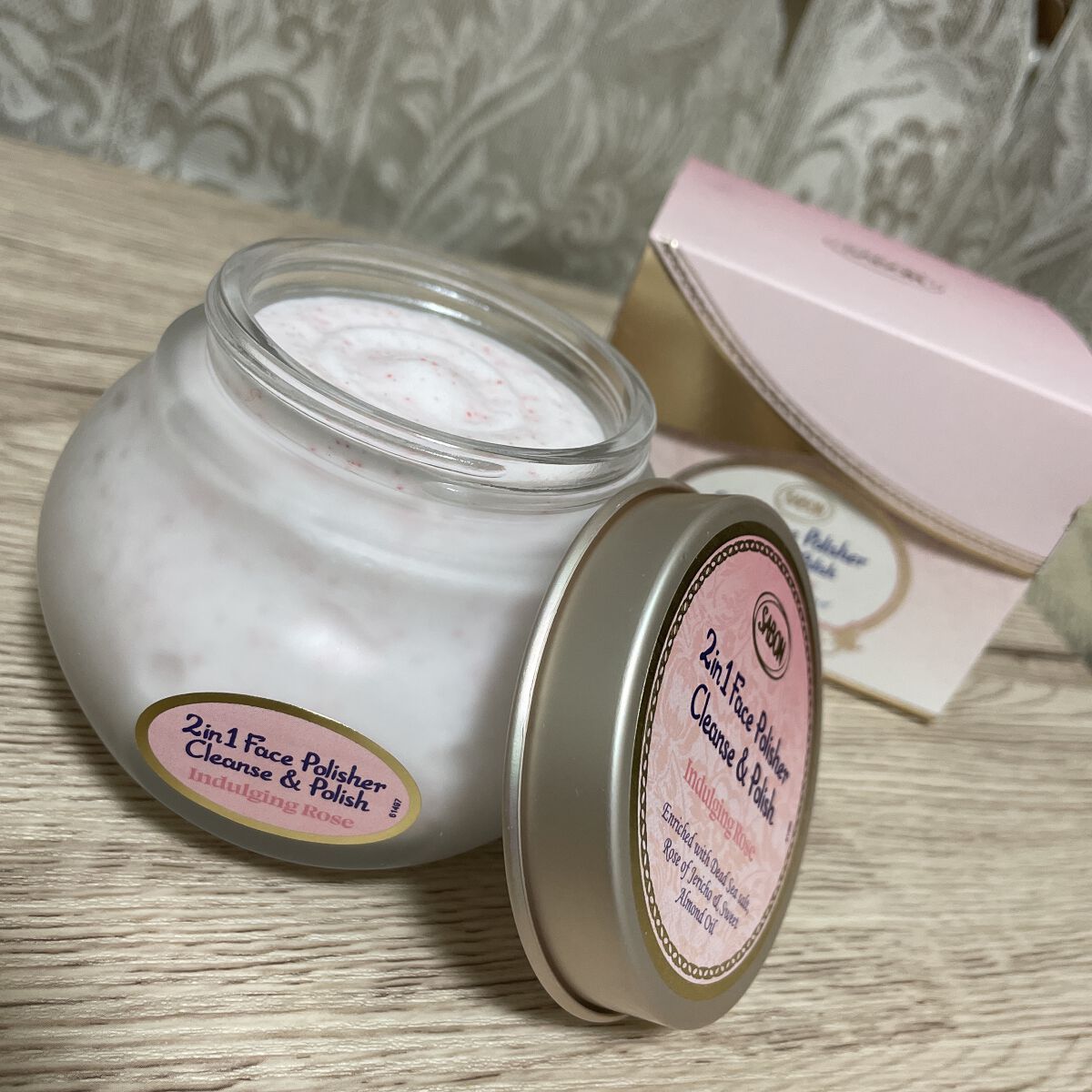 フェイスポリッシャー インダルジング/SABON/スクラブ・ゴマージュを使ったクチコミ（2枚目）