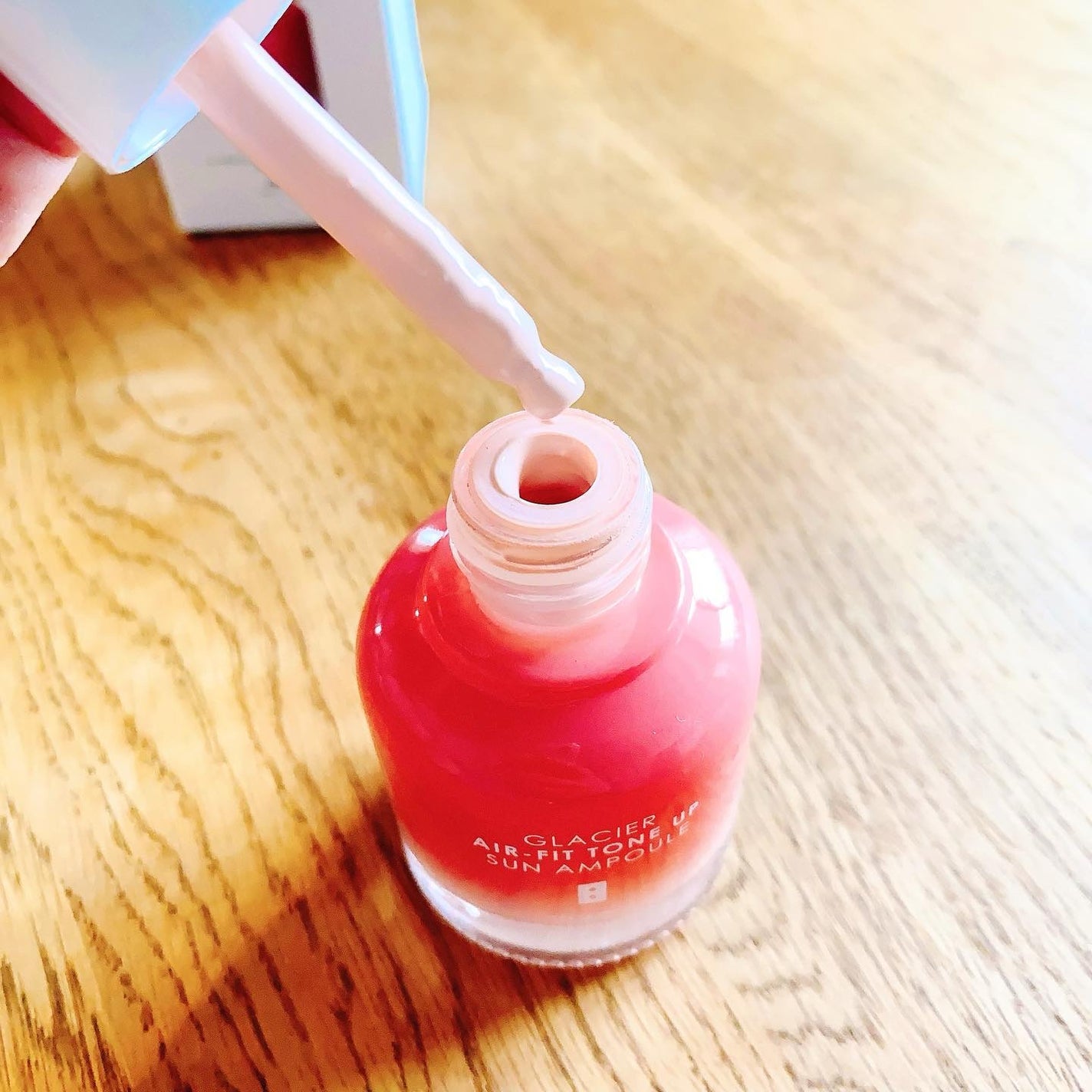 ピルソ グラシアエアフィットトーンアップサンアンプル SPF50 PA+++/feelxo/化粧下地を使ったクチコミ(3枚目)