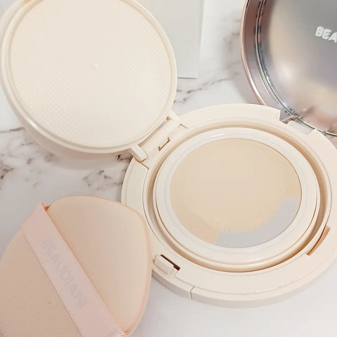 メッシュタイトアップクッション/BEAUDIANI/クッションファンデーションを使ったクチコミ(4枚目)