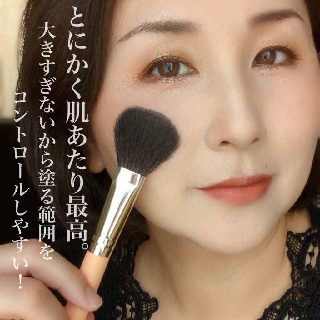 157 ライトタッチ ブラッシュ ブラシ/THE TOOL LAB/メイクブラシを使ったクチコミ(4枚目)