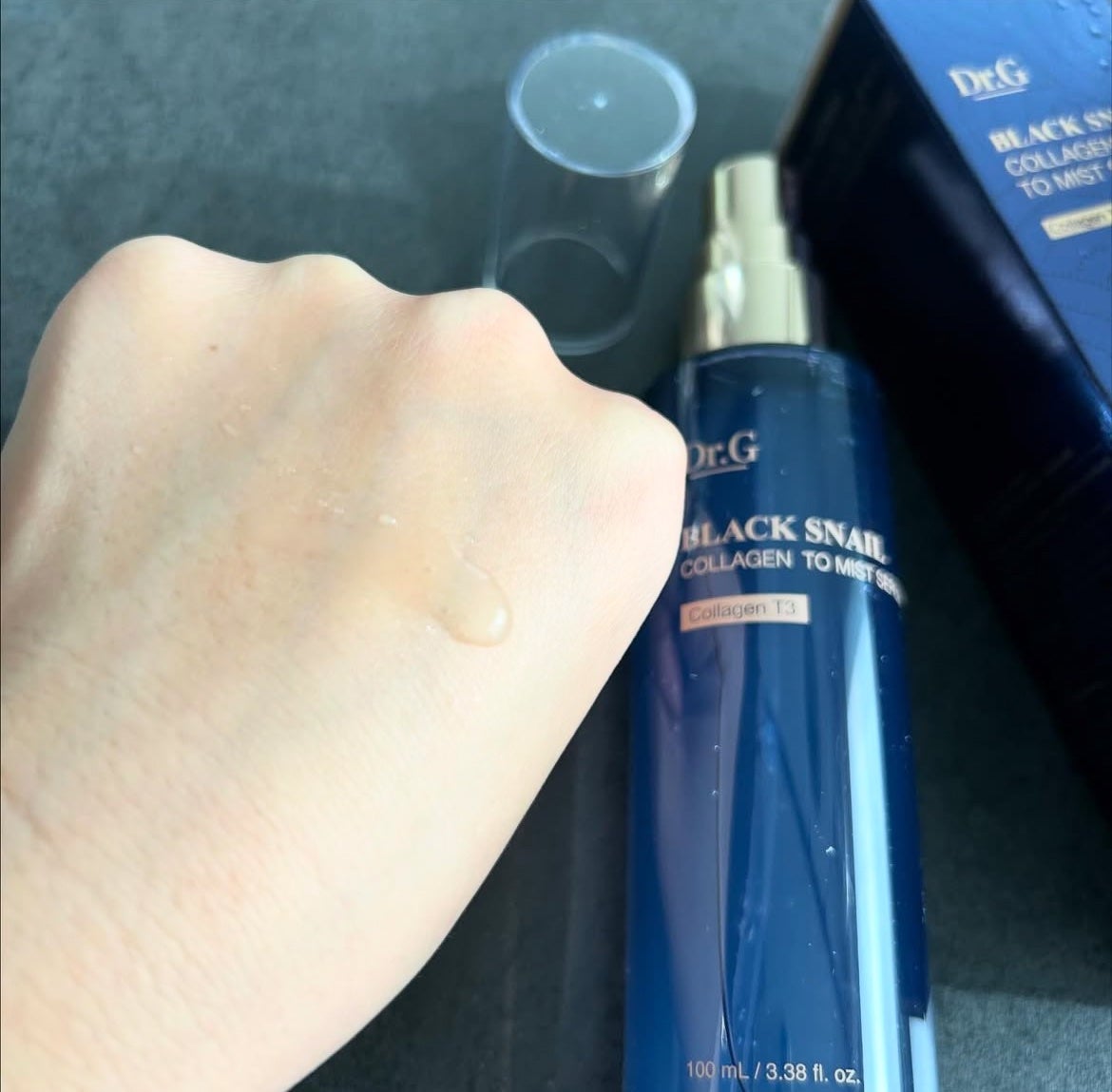 ドクタージー ブラックスネイル コラーゲンミスト/Dr.G/ミスト状化粧水を使ったクチコミ(1枚目)