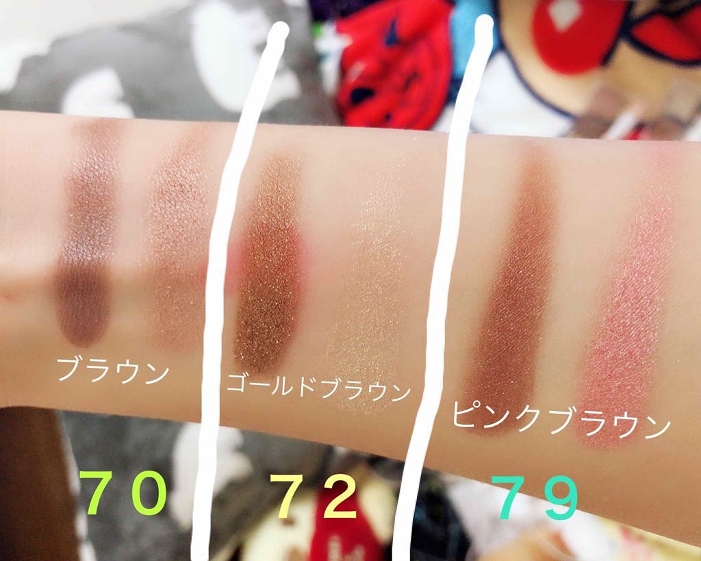 アイ カラー(チップ付)/ちふれ/アイシャドウパレットを使ったクチコミ（3枚目）