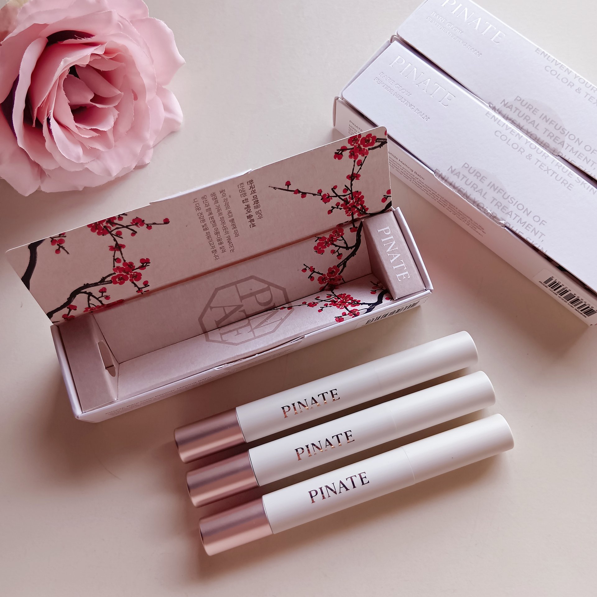 ベアグローペプチドメルティングバーム/PINATE/口紅を使ったクチコミ（1枚目）