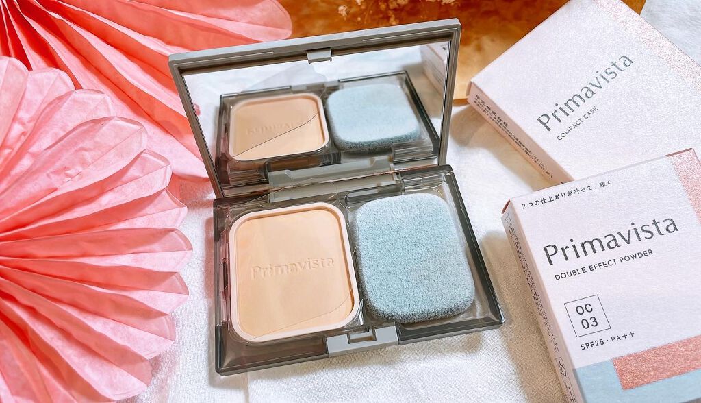 5個　プリマヴィスタ ダブルエフェクト パウダー オークル03 レフィル ダブルエフェクト パウダー | BO03 ベージュオークル03 プリマヴィスタ